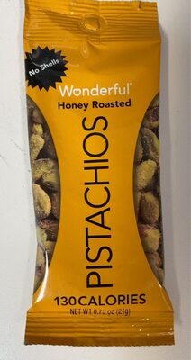 Honey Roasted No Shells Pistachios, Honey Roasted