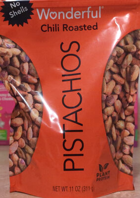 Chili Roasted No Shells Pistachios, Chili Roasted