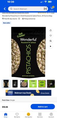 Roasted & Salted Pistachios, Roasted & Salted