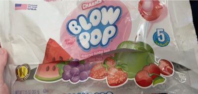 Assorted Bubble Gum Filled Pops, Assorted
