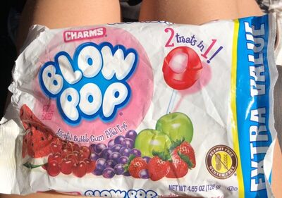 Blow Pop Assorted Bubble Gum Filled Pops, Blow Pop