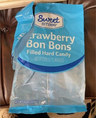Strawberry Bon Bons Filled Hard Candy, Strawberry Bon Bons
