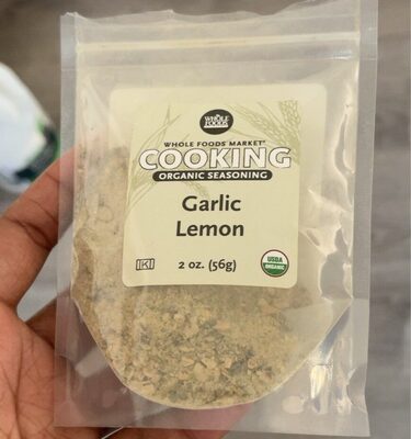 Garlic Lemon Cooking Organic Seasoning, Garlic Lemon