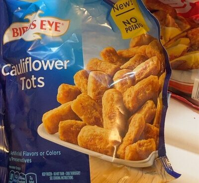 Birds Eye Cauliflower Tots, Frozen Vegetable Tots, 12 OZ Bag