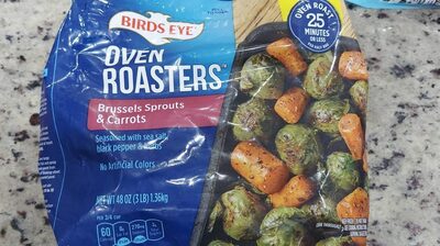 Brussels Sprouts & Carrots Seasoned With Sea Salt, Black Pepper & Herbs Oven Roasters, Brussels Sprouts & Carrots
