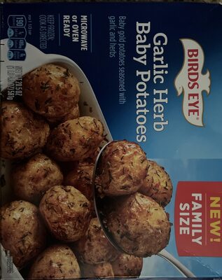 Birds Eye Garlic Herb Baby Potatoes, Family Size Frozen Potato Side Dish, 20.5 oz.