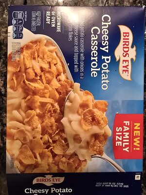 Birds Eye Cheesy Potato Casserole, Family Size Frozen Potato Side Dish, 22 oz.