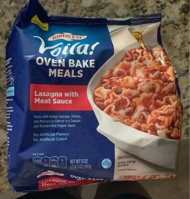 Lasagna With Meat Sauce Pasta With Italian Sausage, Onions, And Mozzarella Cheese In A Tomato And Roasted Red Pepper Sauce Oven Bake Meals, Lasagna With Meat Sauce