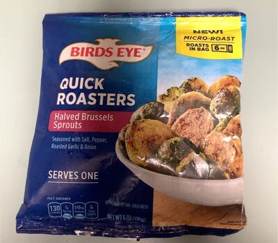 Birds Eye Microwave Roasters Halved Brussels Sprouts, Frozen Vegetables, 6 oz. Bag