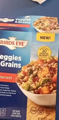 Birds Eye Veggies and Grains Harvest Vegetable Blend, Frozen Vegetable Side, 13 OZ Box