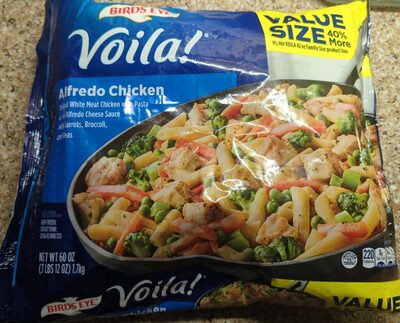 Birds Eye Voila! Value Size Alfredo Chicken Frozen Meal, 60 oz. Bag