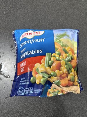 Birds Eye Steamfresh Family Size Mixed Vegetables, Frozen Vegetables, 19 oz.