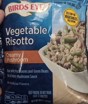 Birds Eye Steamfresh Sauced Mushroom and Green Bean Risotto, Frozen Side, 10 OZ Bag