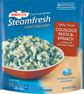 BIRDS EYE Steamfresh Couscous and Spinach