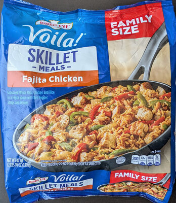 Birds Eye Voila! Family Size Fajita Chicken Frozen Meal, 41 OZ Bag