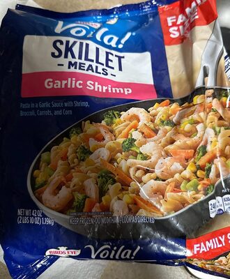 Birds Eye Voila! Garlic Shrimp Frozen Meal, 42 OZ Family Size Bag