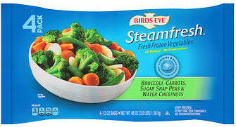 Broccoli, Carrots, Sugar Snap Peas & Water Chestnuts
