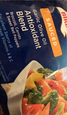 Garlic Olive Oil Antioxidant Blend Broccoli, Carrots & Sweet Bell Peppers Sauced, Garlic Olive Oil Antioxidant Blend