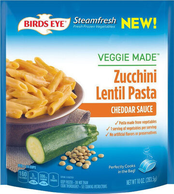 Birds Eye Veggie Pasta Penne with Cheddar Cheese Sauce, Frozen Side, 10 OZ Bag