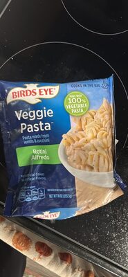 Birds Eye Veggie Pasta Rotini Alfredo, Frozen Side, 10 oz. Bag