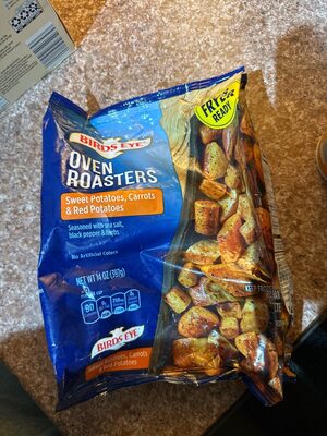Birds Eye Oven Roasters Seasoned Sweet Potatoes, Carrots & Red Potatoes, Frozen Vegetables, 14 oz.