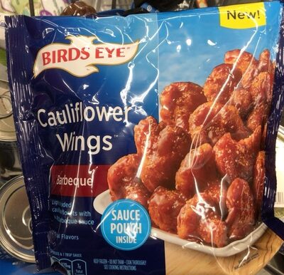 Birds Eye Barbeque Style Cauliflower Wings, Frozen Vegetable, 13.5 oz. Bag