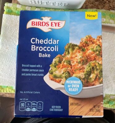 Birds Eye Cheddar Broccoli Bake, Frozen Side, 13 oz. Box