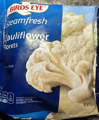Birds Eye Steamfresh Cauliflower Florets, Frozen Vegetable, 10.8 OZ Bag