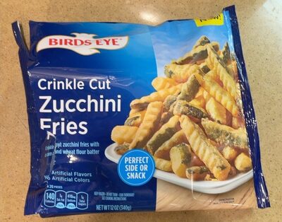 Birds Eye Crinkle Cut Zucchini Fries, Frozen Snack, 12 oz. Bag