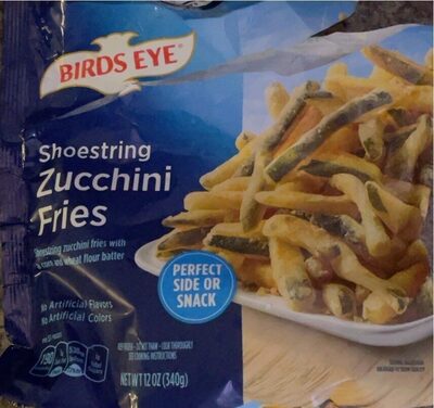 Birds Eye Shoestring Zucchini Fries, Frozen Side, 12 oz. Bag