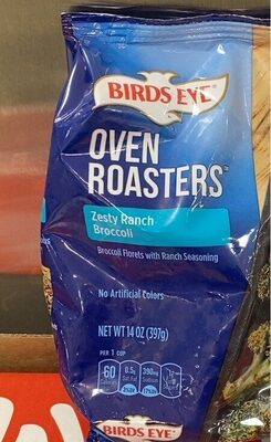 Birds Eye Oven Roasters, Zesty Ranch Broccoli, Frozen Vegetables, 14 OZ Bag