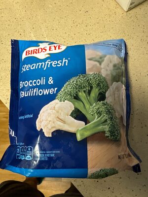 Birds Eye Steamfresh Broccoli and Cauliflower, Frozen Vegetables, 10.8 oz. Bag
