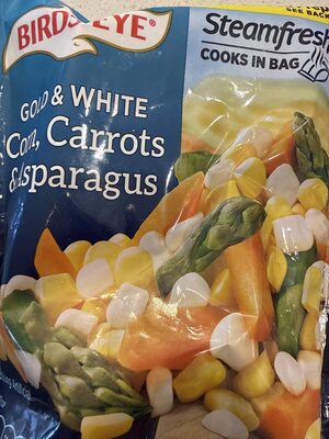Birds Eye Steamfresh Corn, Carrots & Asparagus Mixed Vegetables, Frozen Vegetables, 10.8 oz.
