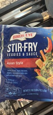 Birds Eye Asian Style Stir Fry Vegetables, Frozen Vegetables, 52.2 oz. Bag