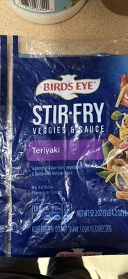 Birds Eye Teriyaki Frozen Stir Fry Veggies and Sauce, Frozen Vegetables, 52.2 oz. Bag