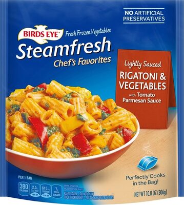 Tomato Parmesan Rigatoni & Vegetables Sauced, Tomato Parmesan