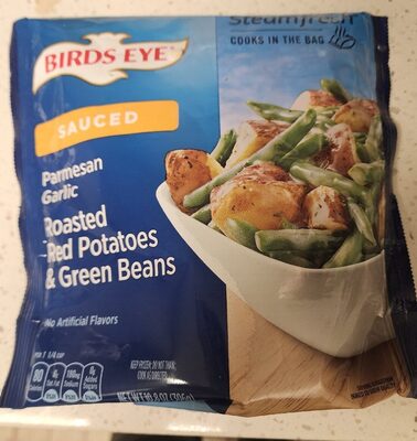 Birds Eye Steamfresh Parmesan Garlic Roasted Red Potatoes & Green Beans, Frozen Vegetable, 10.8 oz.