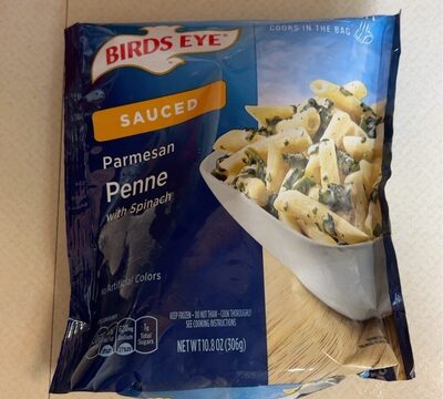 Parmesan Penne With Spinach In A Parmesan Sauce, Parmesan