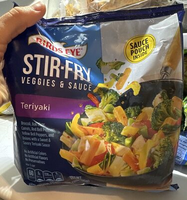 Birds Eye Teriyaki Stir Fry Veggies and Sauce, Frozen Vegetables, 15 oz. Bag