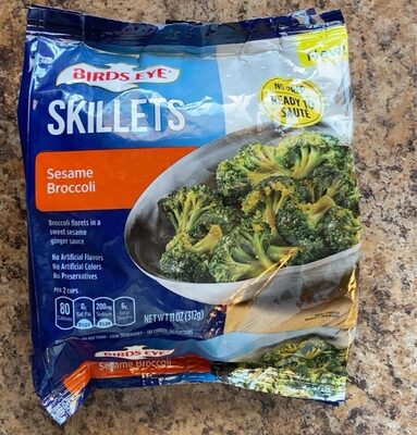 Sesame Broccoli Florets In A Sweet Ginger Sesame Sauce Skillets, Sesame Broccoli