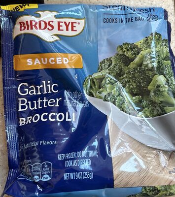 Birds Eye Steamfresh Garlic Butter Broccoli, Frozen Vegetables, 9 oz.