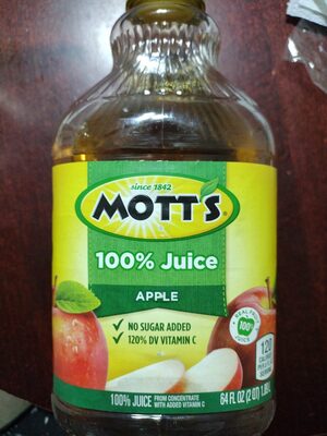 100% Apple Juice From Concentrate With Added Vitamin C, Apple