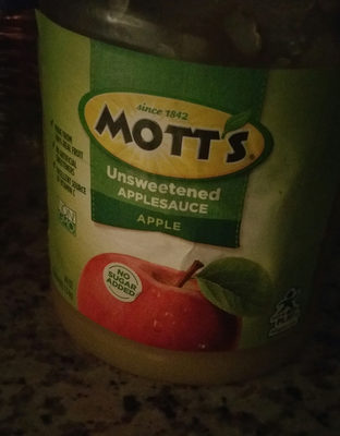Apple No Sugar Added Applesauce, Apple