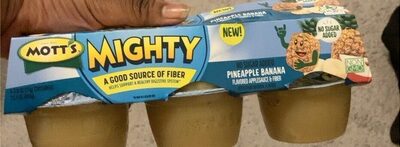 Pineapple Banana Flavored Applesauce, Pineapple; Banana