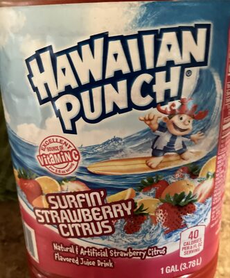 Surfin' Strawberry Citrus Juice Drink, Strawberry; Citrus