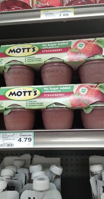 Strawberry No Sugar Added Applesauce, Strawberry