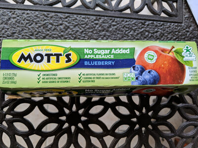 Unsweetened Applesauce, Blueberry