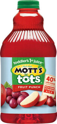Mott's For Tots, Juice Beverage, Fruit Punch, Fruit Punch