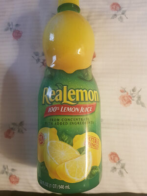 100% Lemon Juice, Lemon