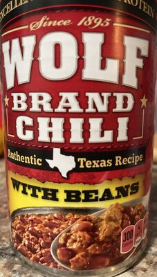 Wolf Brand Chili With Beans, 14g Protein Per Serving, 24 oz. Can